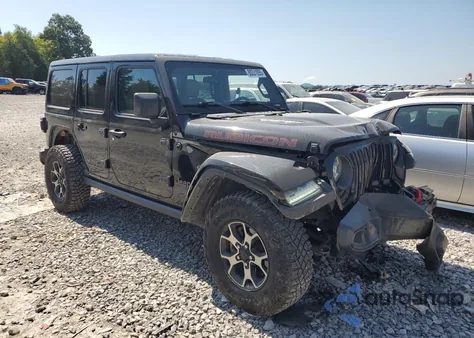 2018 Jeep Wrangler Unlimited Rubicon z USA, uszkodzony, nr VIN 1C4HJXFG4JW122470